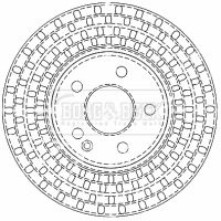 BORG & BECK Тормозной диск BBD4488